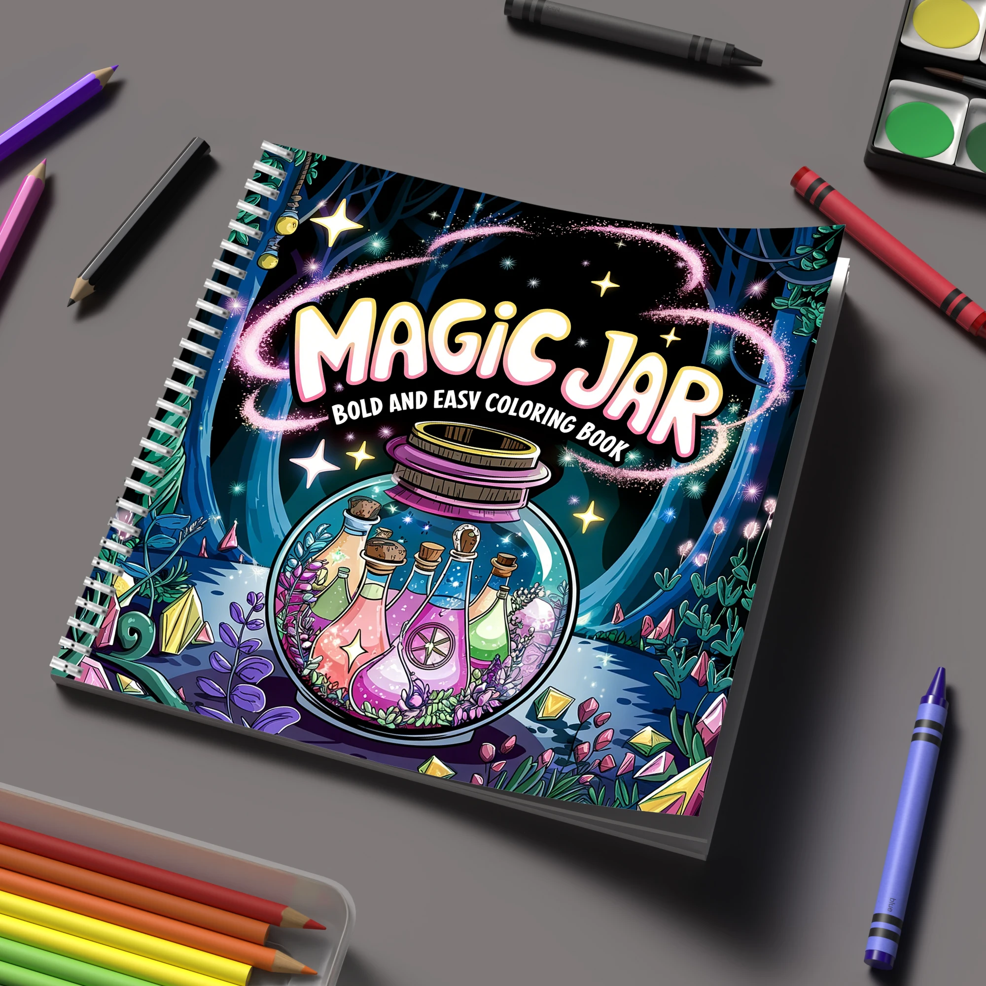 Photography Of Book - Coloring Book Magic Jar for Adult