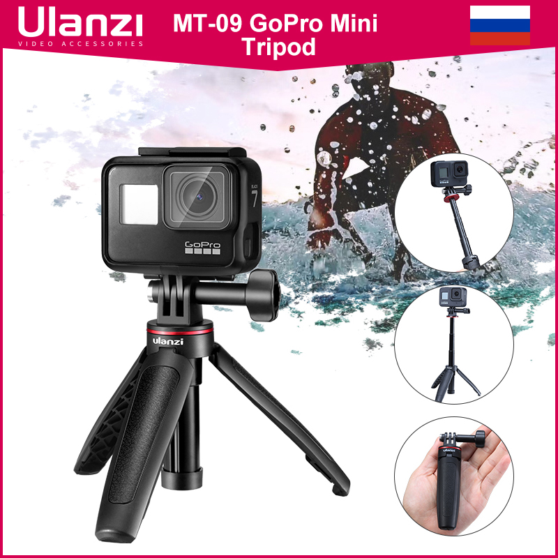 Gopro Action Camera Hero 11 Black - Ulanzi MT-09 Extend Gopro Vlog Tripod