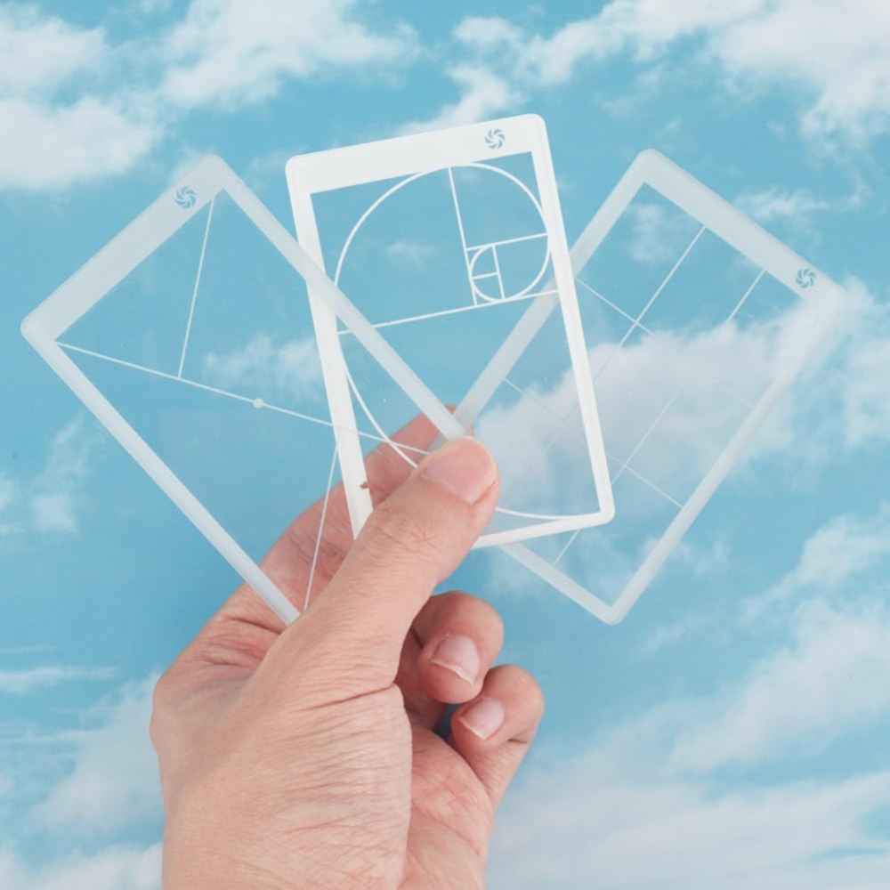 Photography Rules Of Composition - 3pcs Golden Ratio View Finder 3