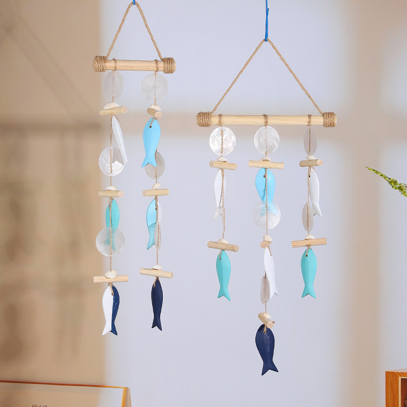 Photography Hotel - Mediterranean Wall Fish Skew Shell Pendant