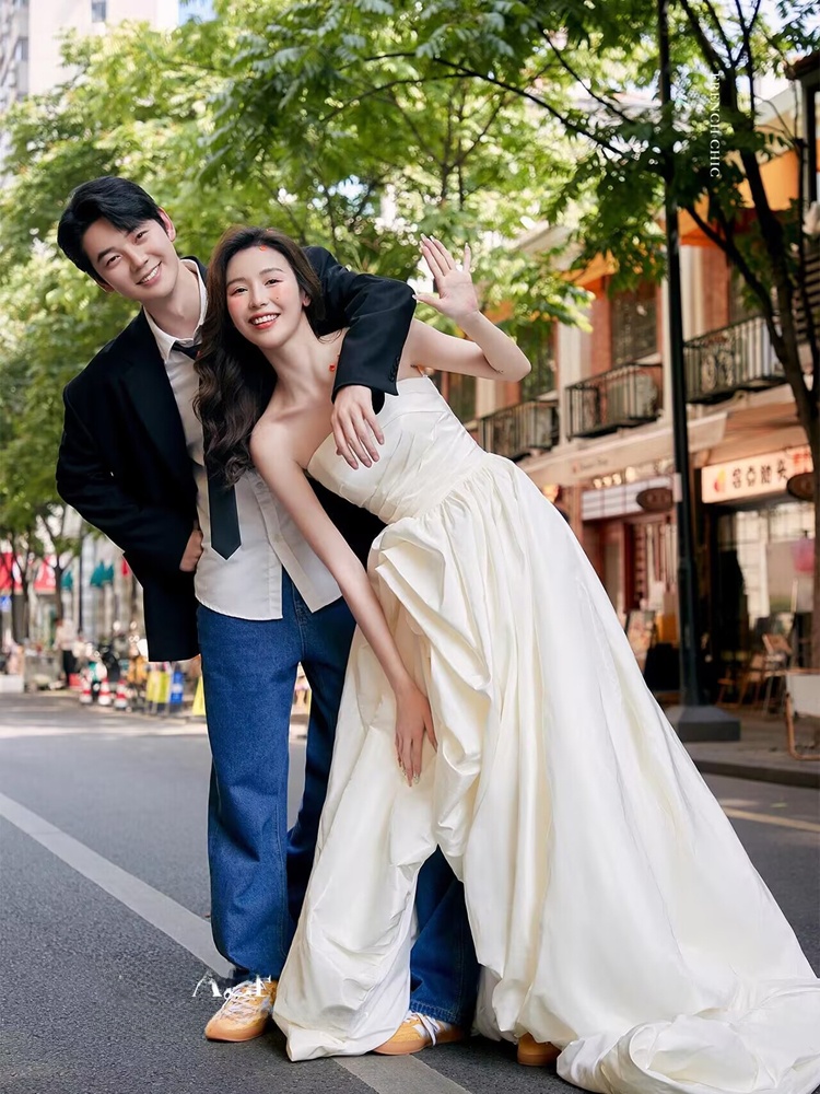 Photography Young - Fashionable Korean Style Denim Street Snap