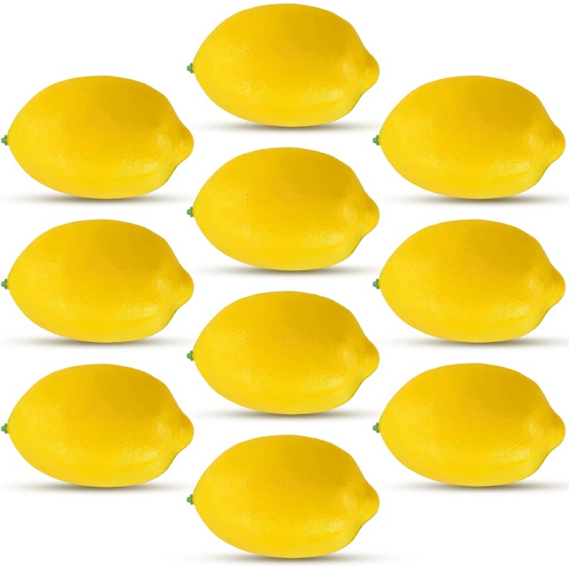 Photography Hotel - 10PCS Simulation Lemon Fake Fruit Foam