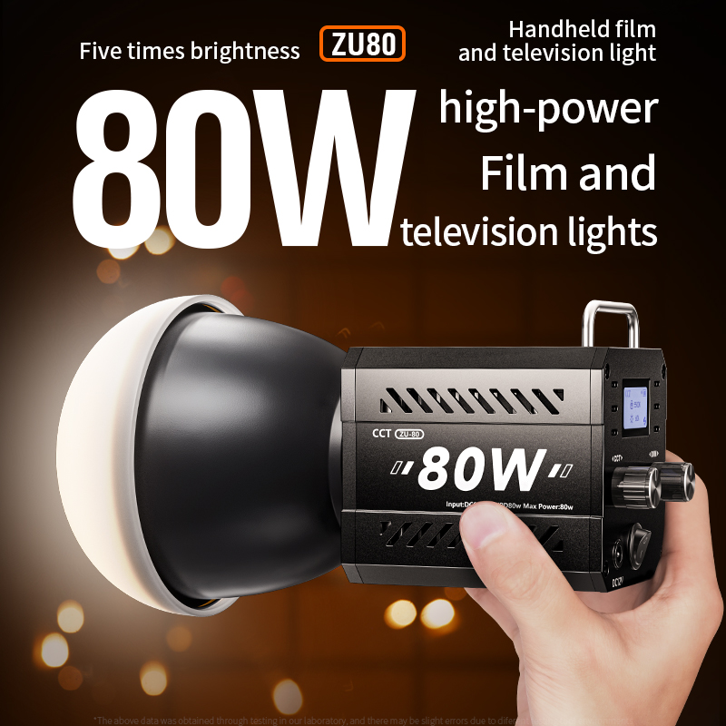 Strobe Light Studio - Bi-Color Camera Light 80W COB lamp