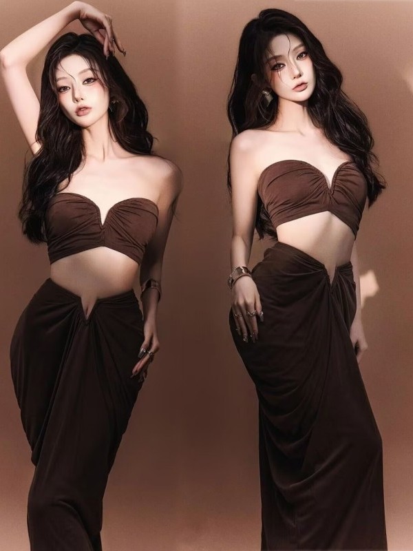 Photography Young - Fashionable Slimming Bridesmaid Dress Set Sexy