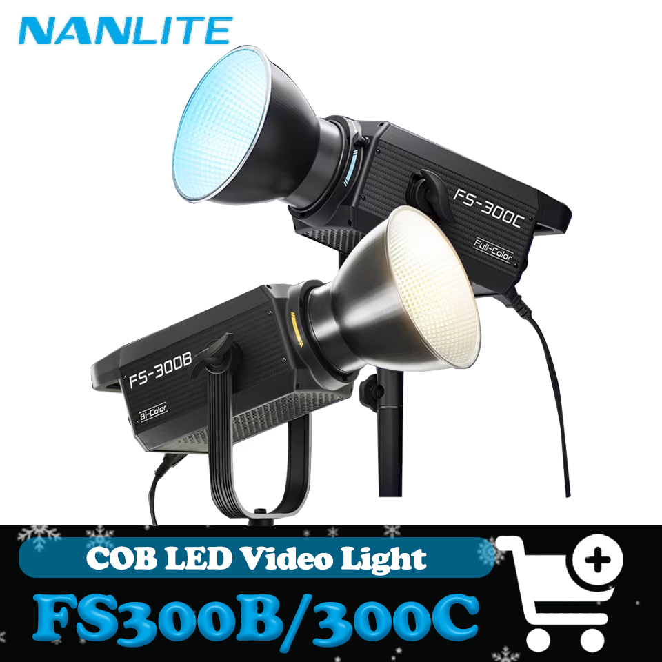 Strobe Light Studio - Nanlite FS-300C FS-300B Video Light 2700K
