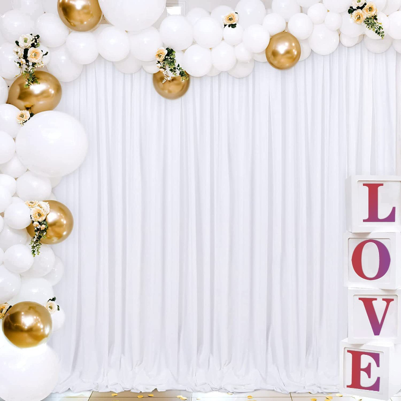Photography Hotel - Custom Size Wedding Party Decoration White