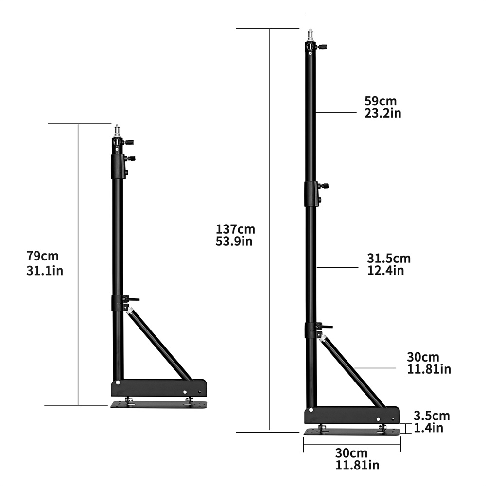 100/135/ 170cm Wall Mounting T - огляд і ціна Strobe Light Studio