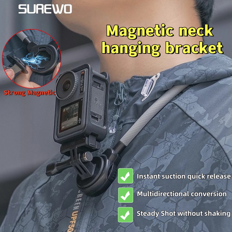 SUREWO Magnetic Quick Release  - огляд і ціна Gopro Action Camera Hero 11 Black