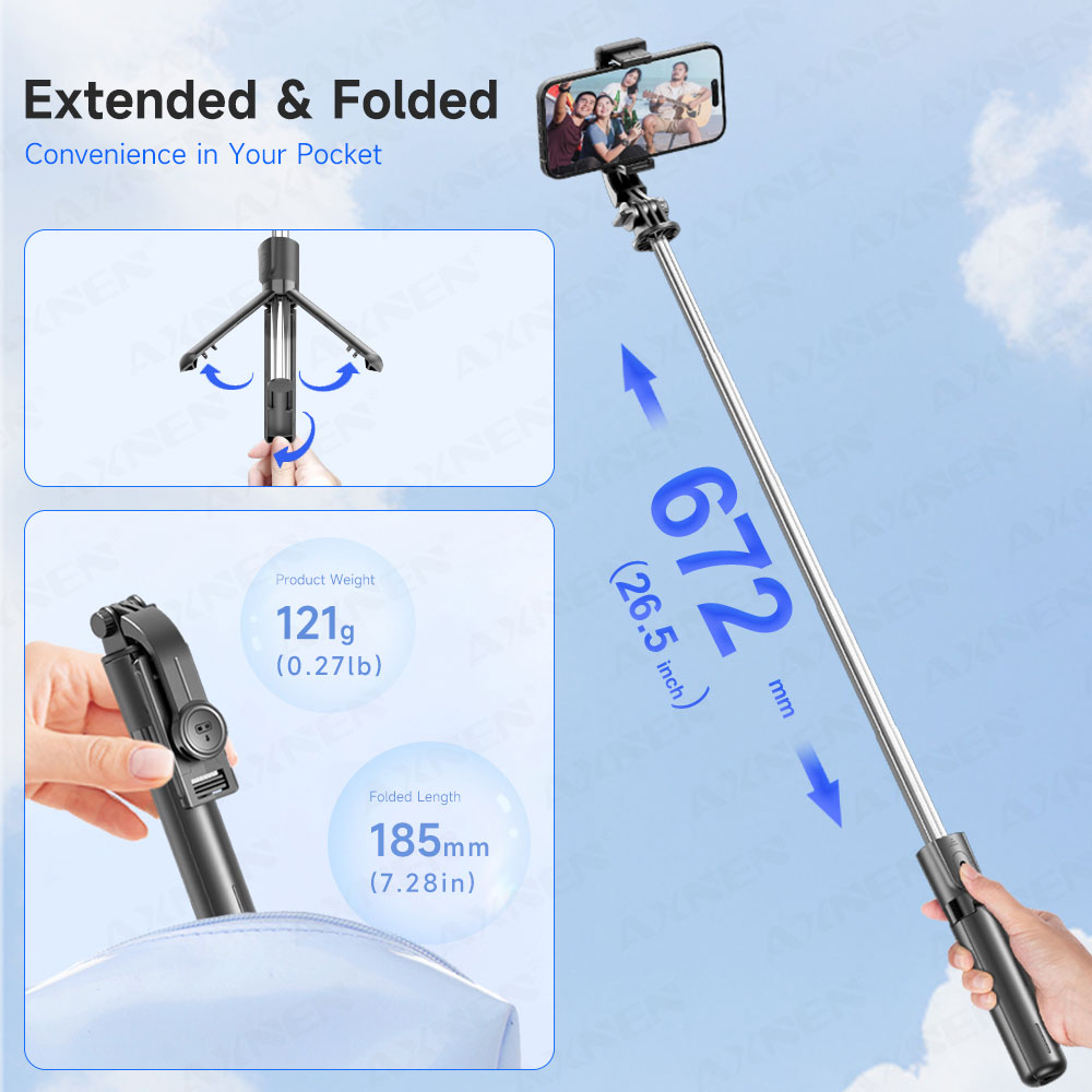 Selfie Stick Tripod with Detac - огляд і ціна Photography Basics