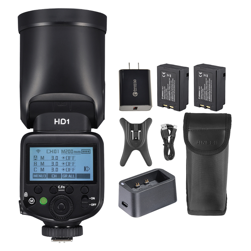 JINBEI HD-1Round-head HSS Spee - огляд і ціна Photography Kit