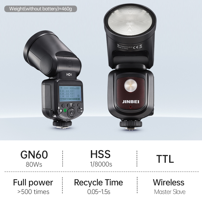 JINBEI HD-1Round-head HSS Spee - огляд і ціна Photography Kit