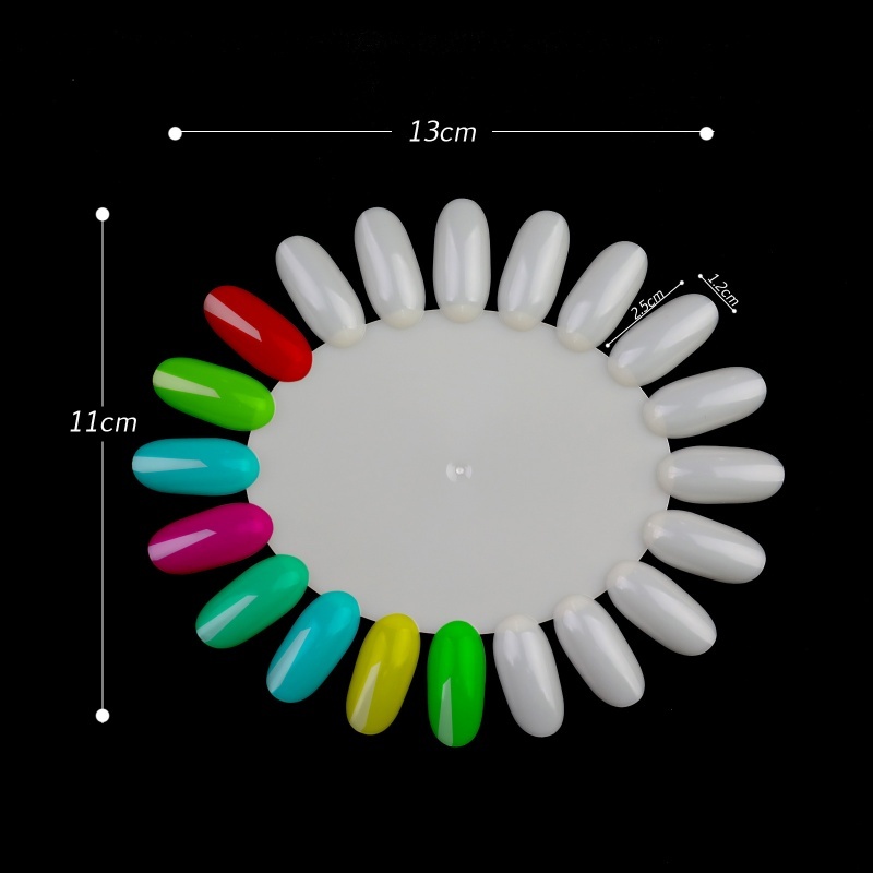 10PCS Oval Nail Color Card Dis - огляд і ціна Color Checker Card