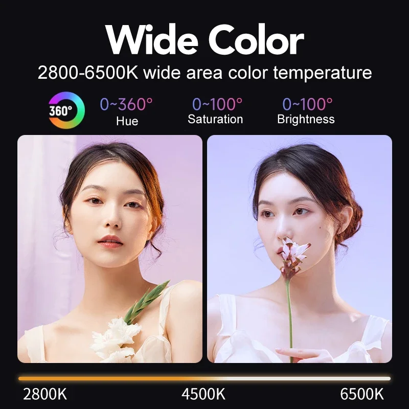 RGB Video Light Portable LED P - огляд і ціна Strobe Light Studio