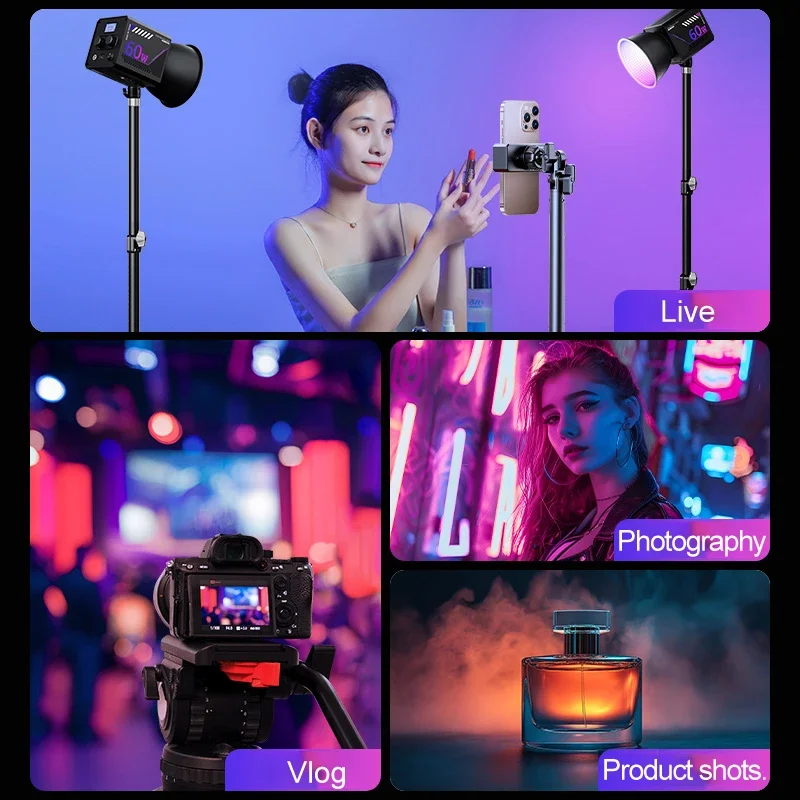 RGB Video Light Portable LED P - огляд і ціна Strobe Light Studio