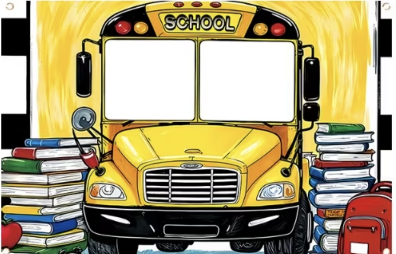 Yellow School Bus Selfie Frame - огляд і ціна Photography Yellow