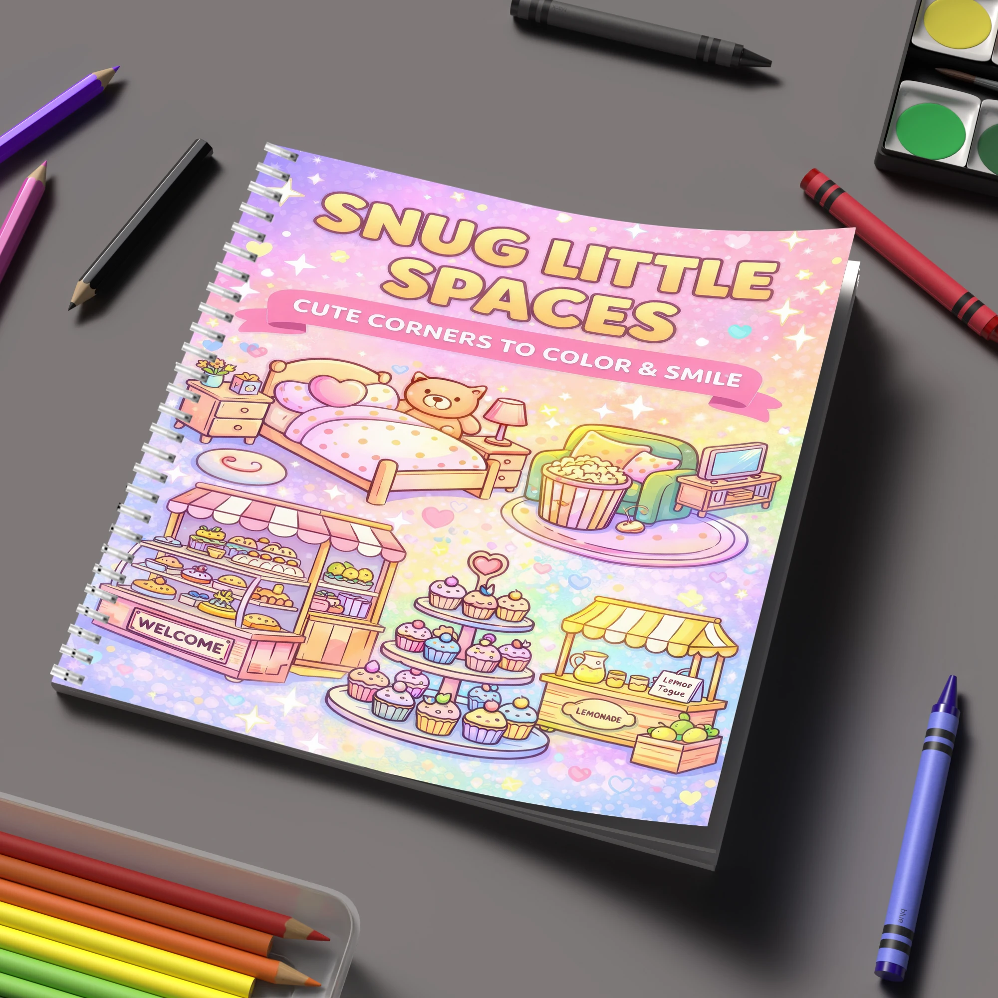 Coloring Book Little Spaces fo - огляд і ціна Photography Of Book