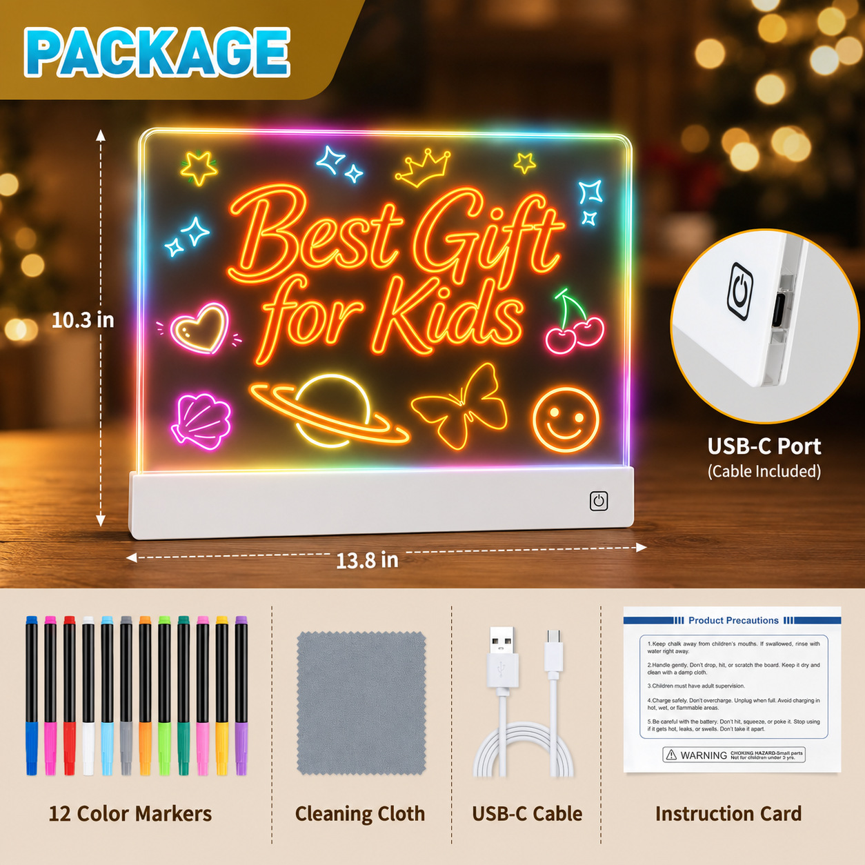 Touch-to-Charge LED Notepad, L - огляд і ціна Photography Of Book