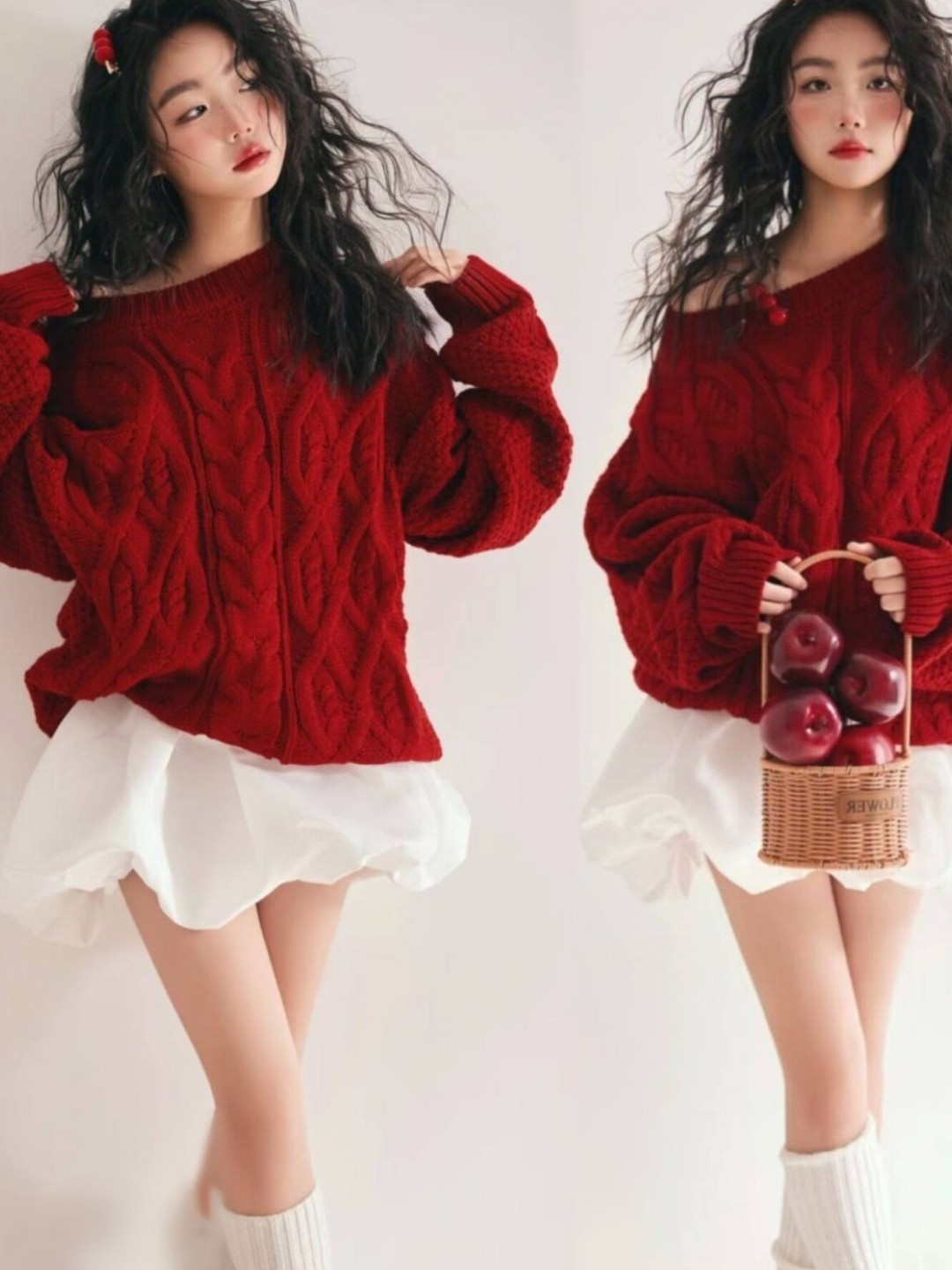 Red Sweater Girl Studio Art Ph - огляд і ціна Photography Young