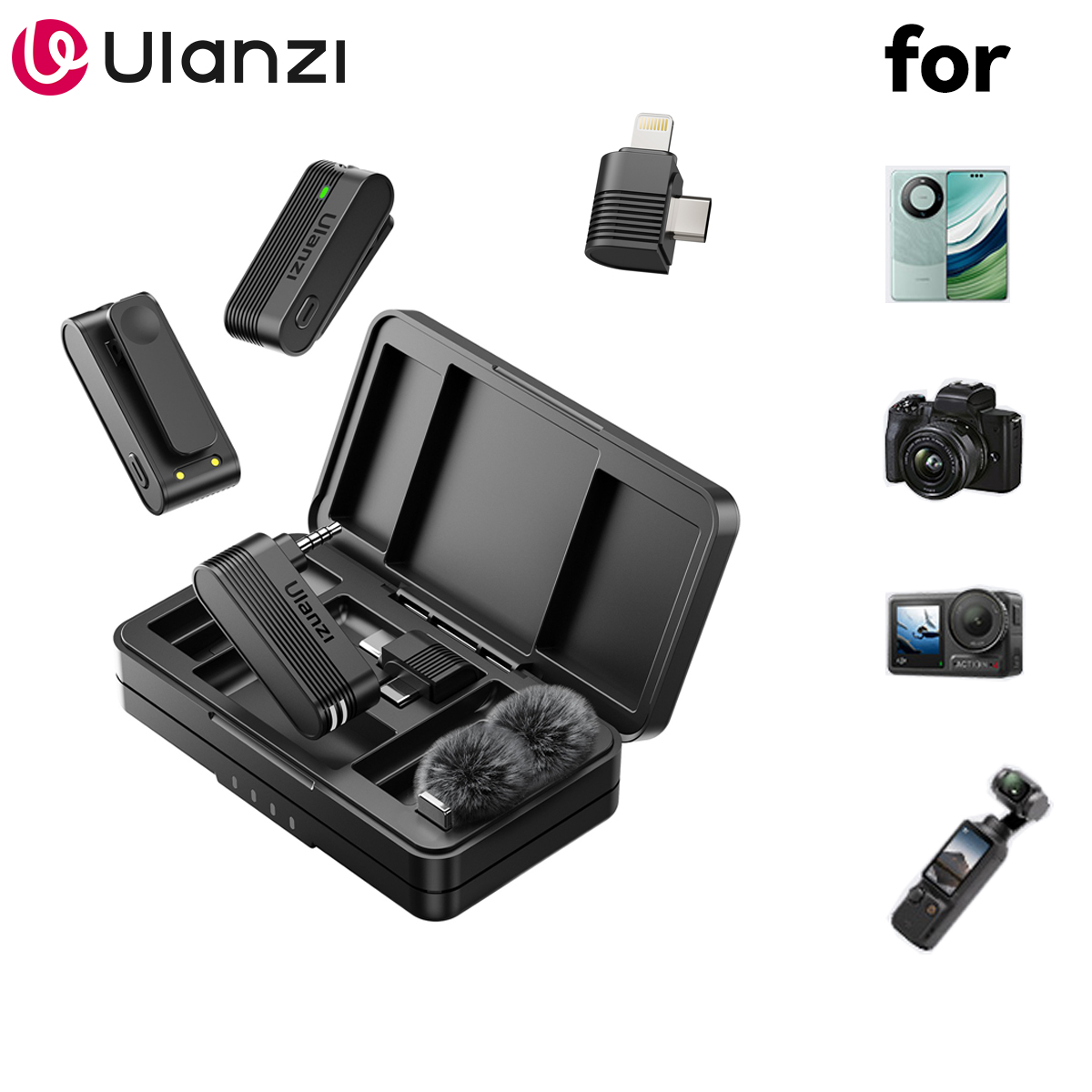 Ulanzi A100 Microphone Smartph - огляд і ціна Xiaomi Photography Kit