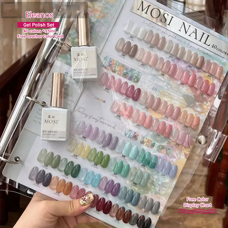 Eleanos 40 Colors 15ml Jelly G - огляд і ціна Color Checker Card