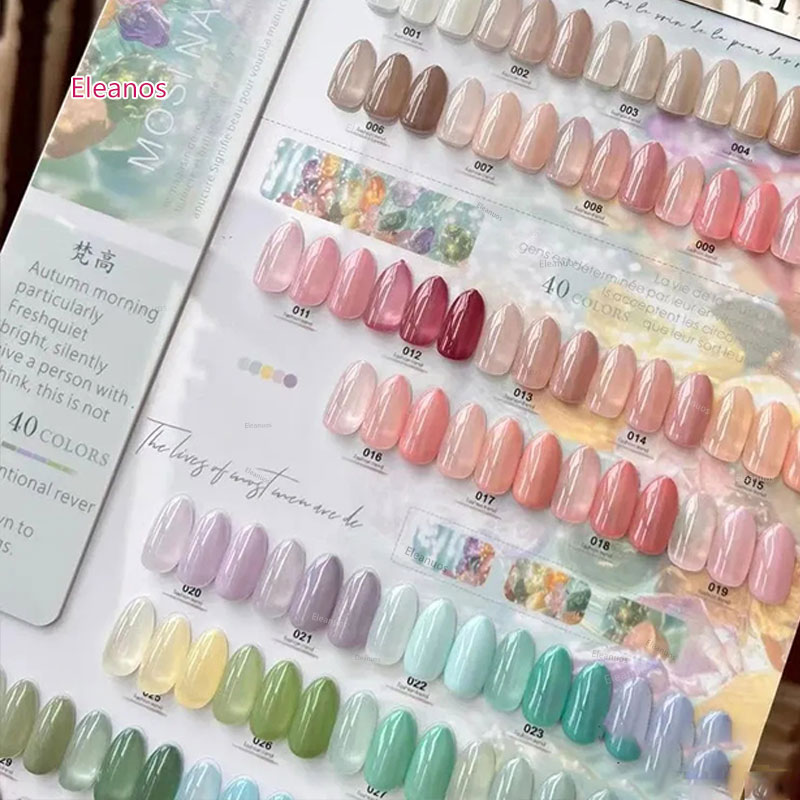 Eleanos 40 Colors 15ml Jelly G - огляд і ціна Color Checker Card