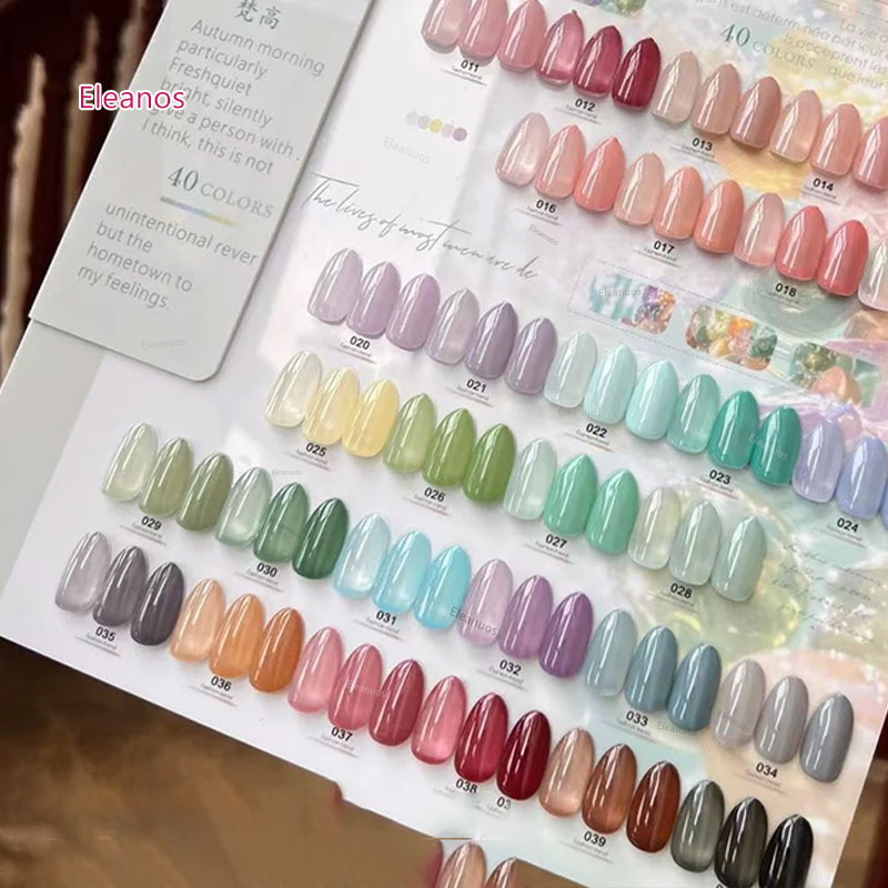 Eleanos 40 Colors 15ml Jelly G - огляд і ціна Color Checker Card