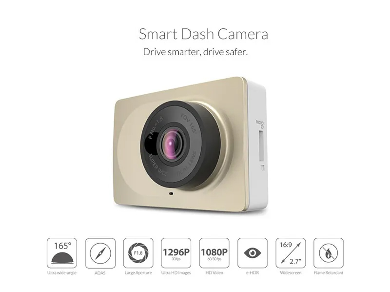 xiao YI Smart Dash Cam For Car - огляд і ціна Xiaomi Photography Kit