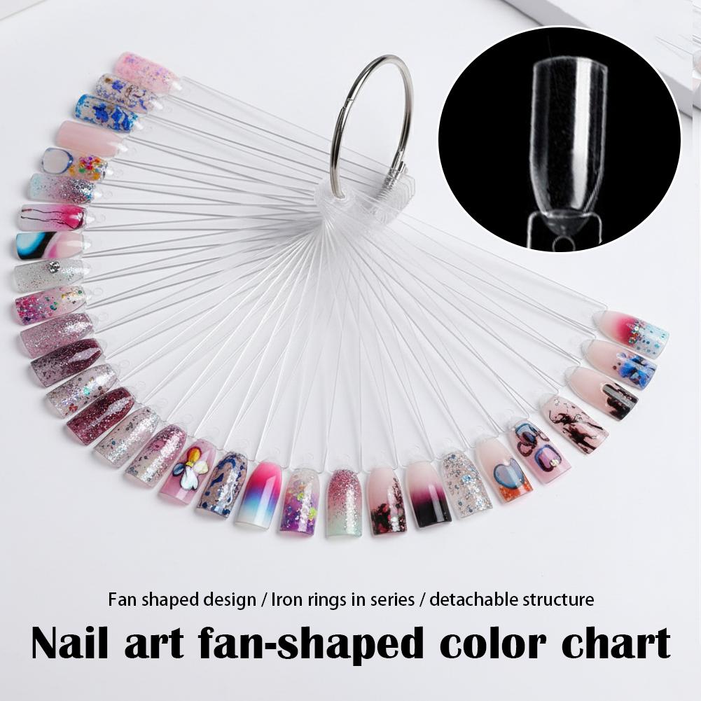50 Tips Clear Nail Swatches Co - огляд і ціна Color Checker Card
