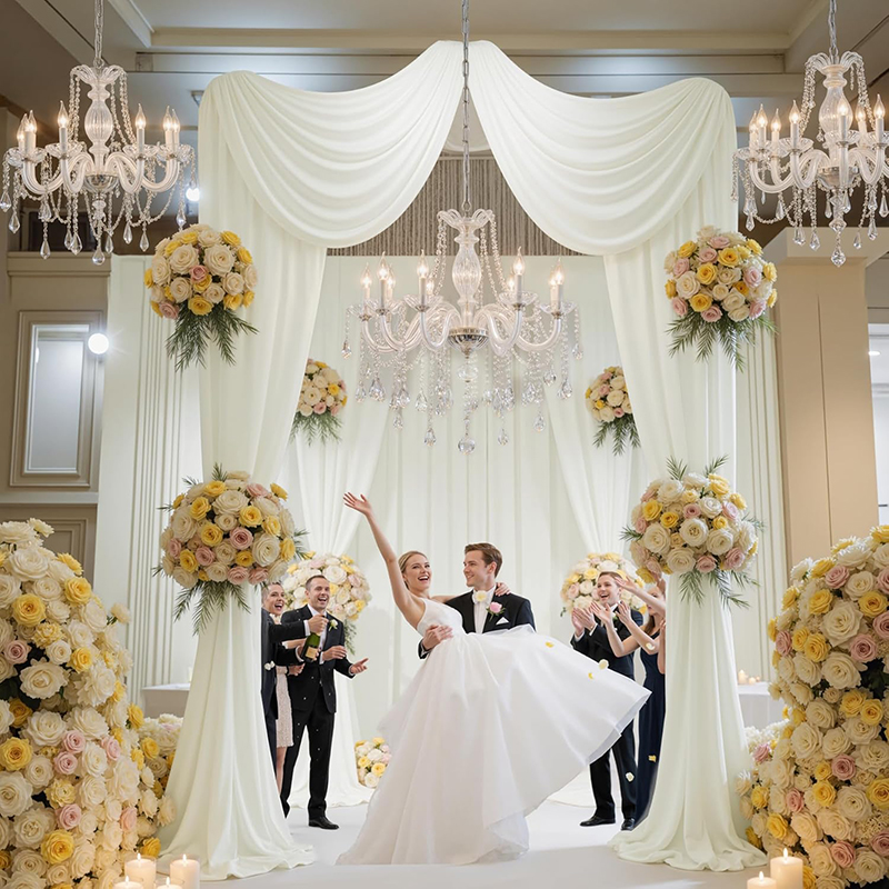 2 Panels Ivory White Backdrop  - огляд і ціна Photography Hotel