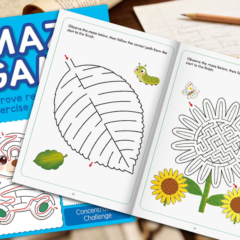 Children's Fun Maze Drawing Bo - огляд і ціна Photography Of Book