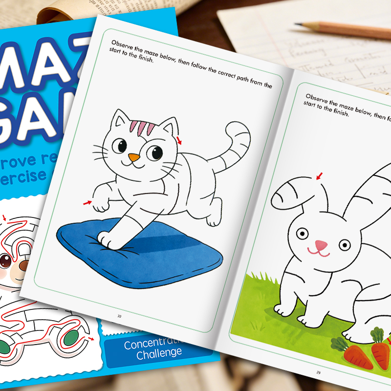 Children's Fun Maze Drawing Bo - огляд і ціна Photography Of Book