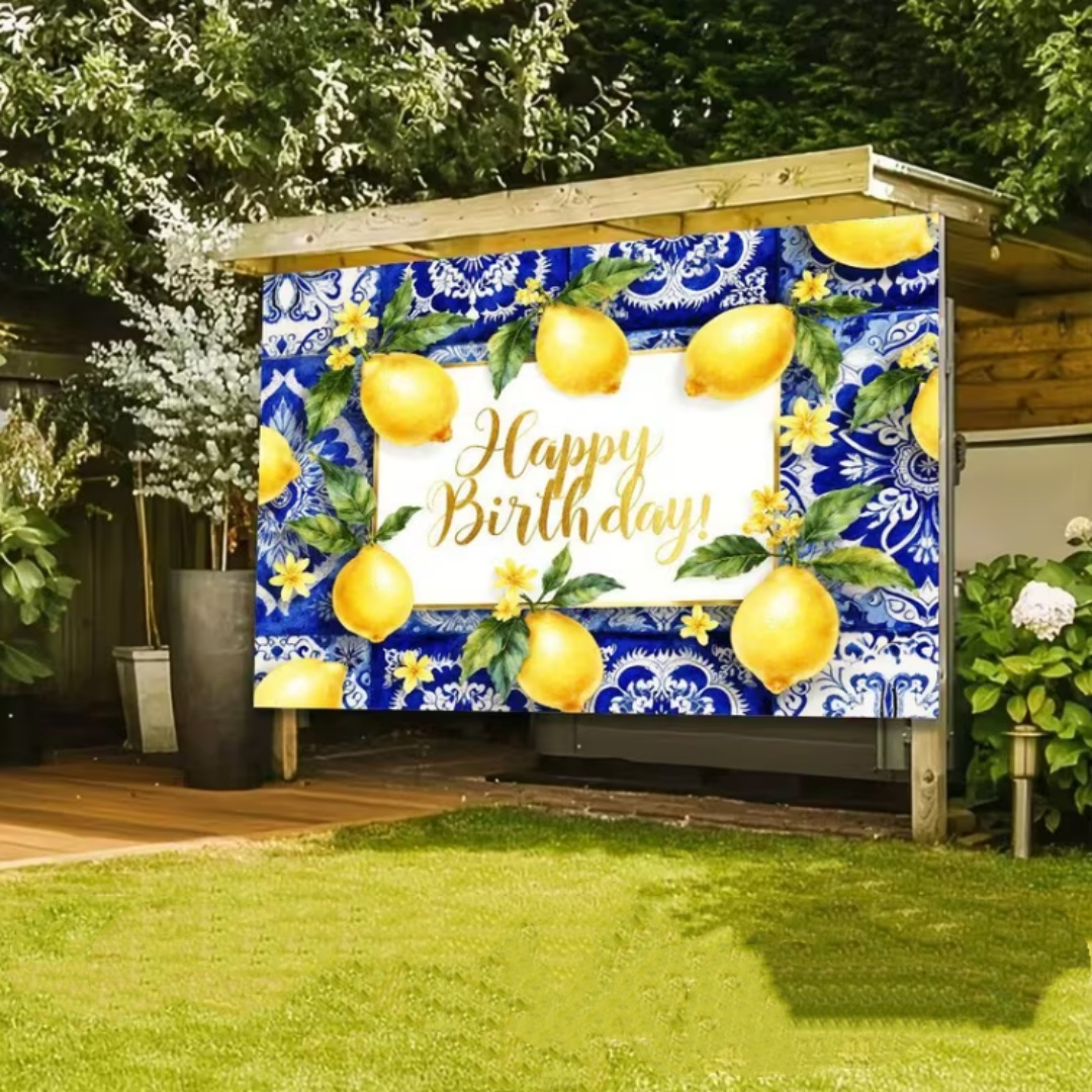 Lemon Birthday Party Decoratio - огляд і ціна Photography Yellow