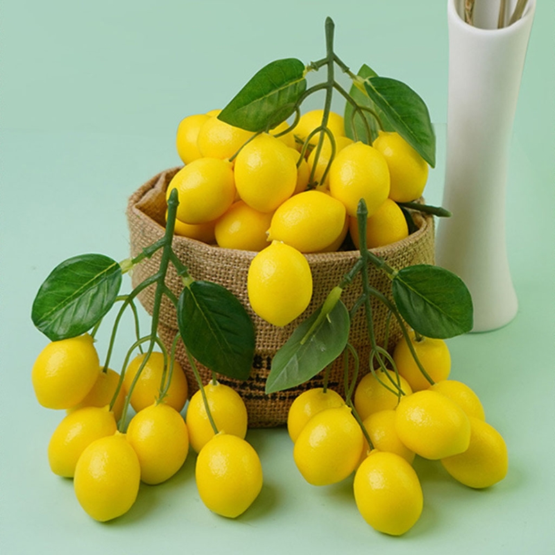Artificial Lemons String, Vivi - огляд і ціна Photography Yellow
