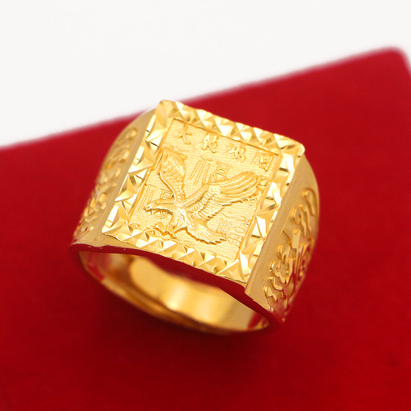 Grand Ambition Ring Men's 24K  - огляд і ціна Photography Yellow