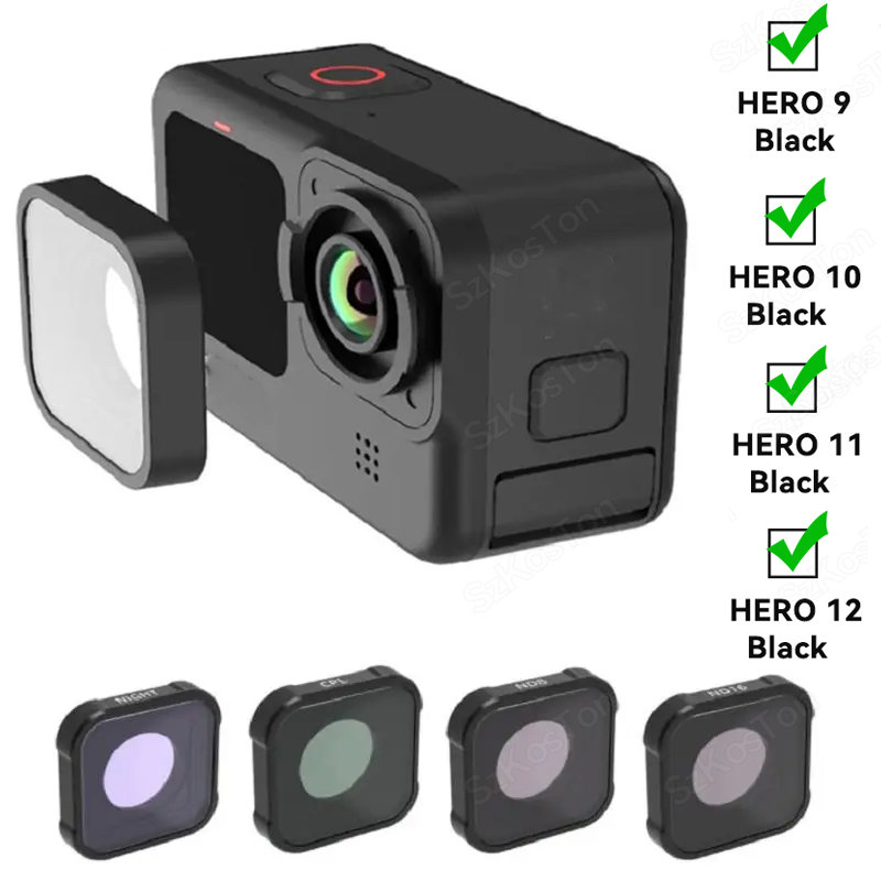 CPL UV ND8 ND16 ND32 ND Filter - огляд і ціна Gopro Action Camera Hero 11 Black
