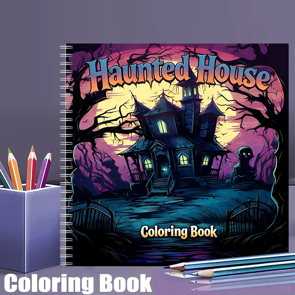 Haunted House Coloring Book fo - огляд і ціна Photography Of Book