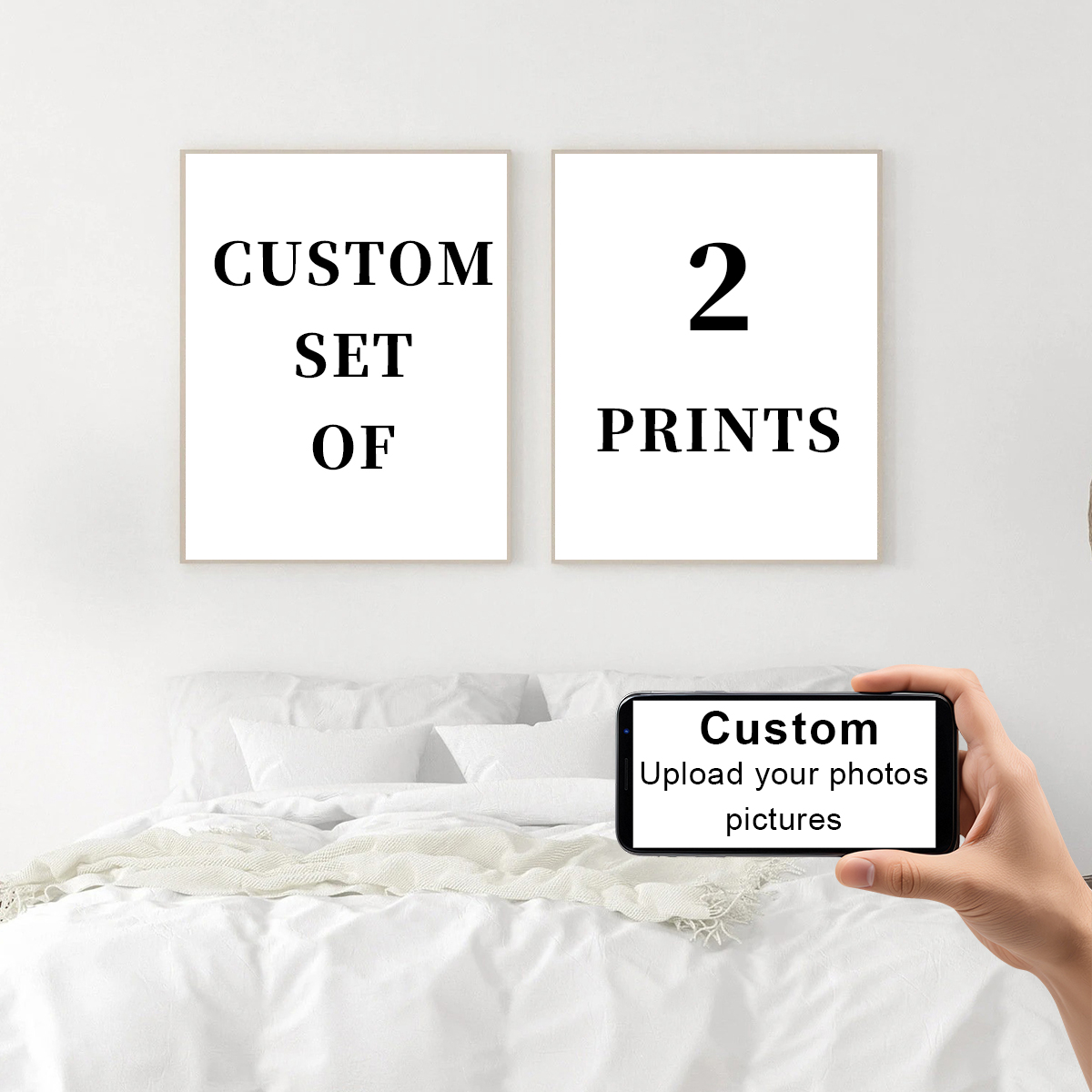 2pcs/set Custom Canvas Prints  - огляд і ціна Photography Kit