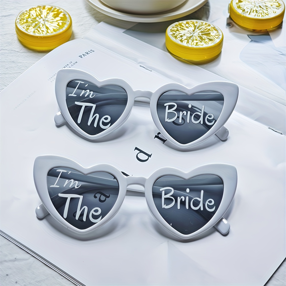 1PCS I'm The Bride White Love  - огляд і ціна Photography Interest
