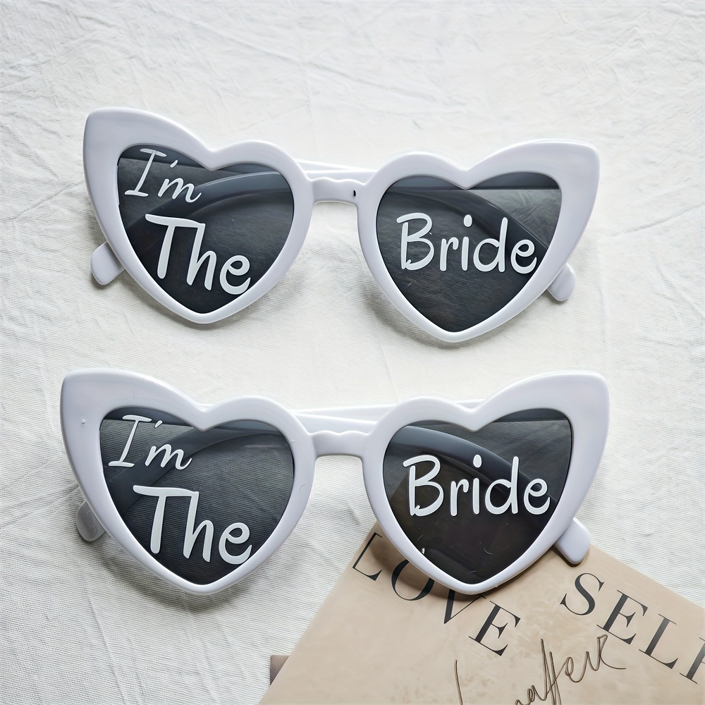 1PCS I'm The Bride White Love  - огляд і ціна Photography Interest