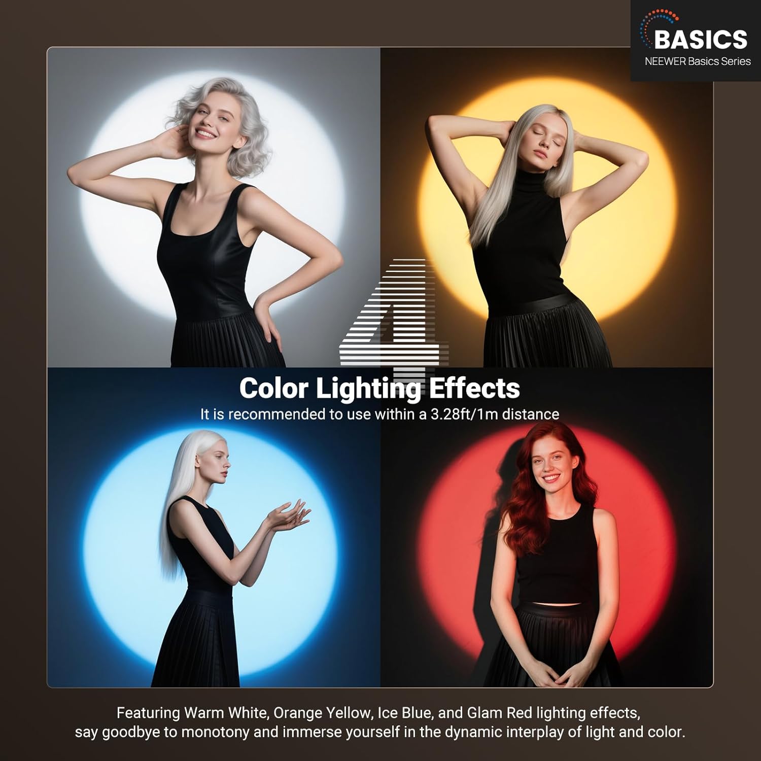 NEEWER Basics RGB Photography  - огляд і ціна Strobe Light Studio