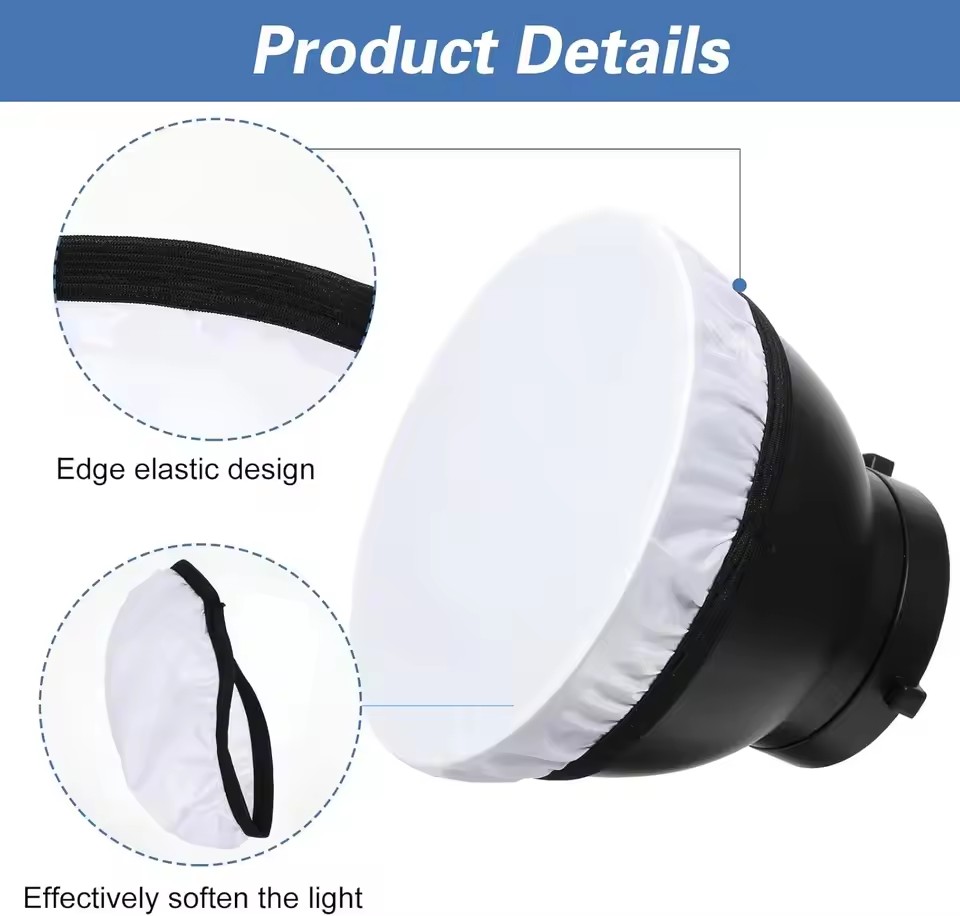 1/3/5/10Pcs 7inch Photography  - огляд і ціна Strobe Light Studio