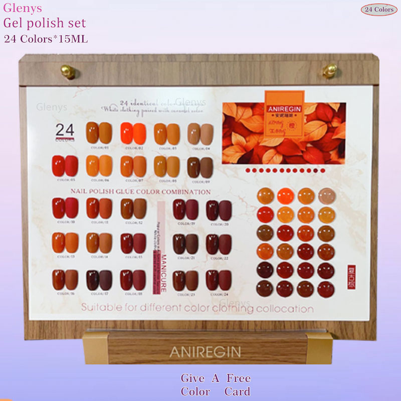 Vintage Brown 24 Color Nail Po - огляд і ціна Color Checker Card